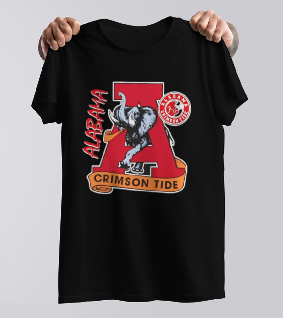 Alabama Crimson Tide Big Al Elephant NCAA Football T-Shirt