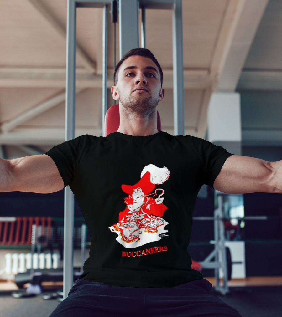 Captain Hook Buccaneers Pirate Tampa Bay T-Shirt