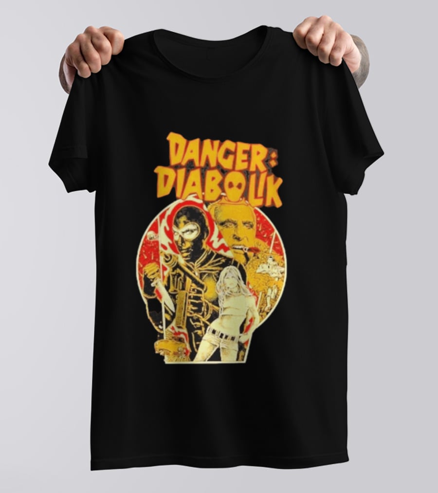 Danger Diabolik Italian Comic Mario Bava T-Shirt