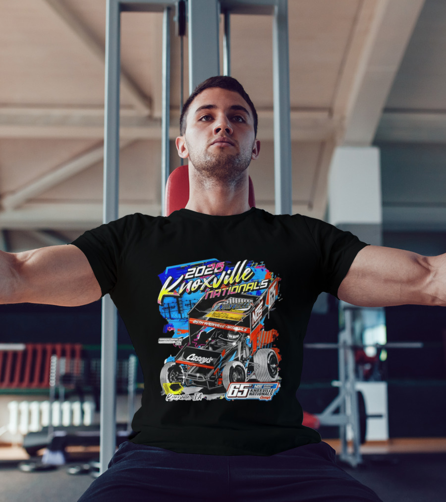 2026 Knoxville Nationals 65th NOS Energy Casey's Knoxville IA Racing Event T-Shirt