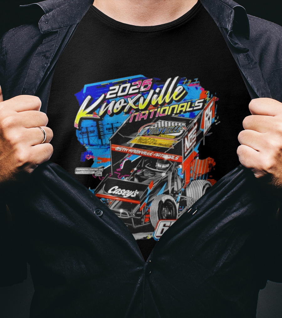 2026 Knoxville Nationals 65th NOS Energy Casey's Knoxville IA Racing Event T-Shirt