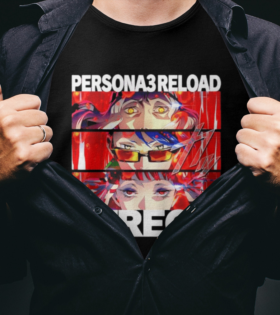 Takaya Sakaki Jin Shirato Chidori Yoshino Persona 3 Reload Strega Characters Persona 3 Reload T-Shirt
