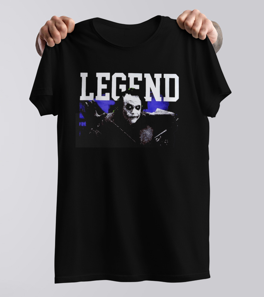 Heath Ledger Joker Legend Iconic Agent Of Chaos T-Shirt