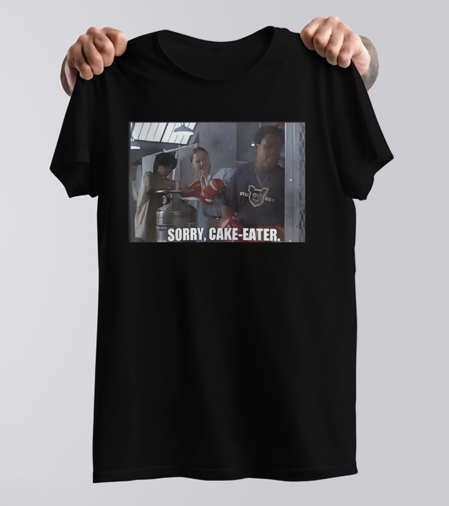 The Mighty Ducks Sorry Cake Eater Ice Hockey Scene T-Shirt