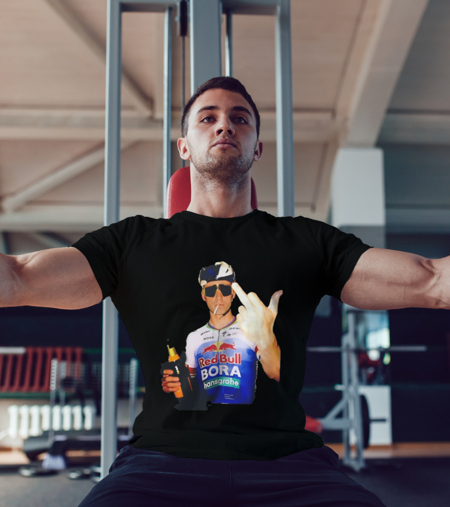 Remco Evenepoel Red Bull BORA Hansgrohe Smoking Gesture T-Shirt
