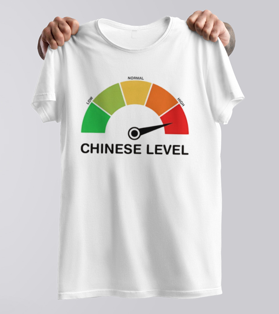 Chinese Level Meter Low Normal High Gauge T-Shirt