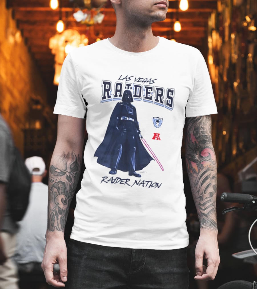 Las Vegas Raiders Darth Vader Raider Nation Star Wars 2026 T-Shirt