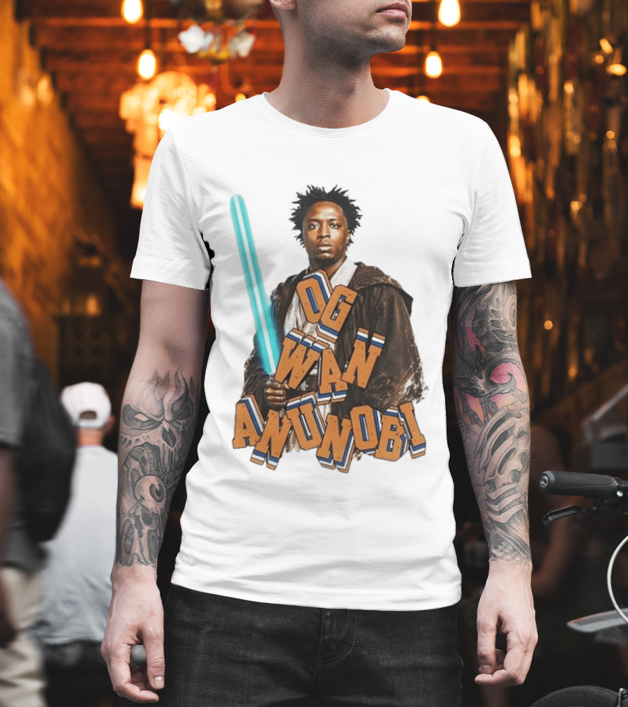 Og Wan Anunobi New York Knicks Basketball Nba 2026 Star Wars T-Shirt