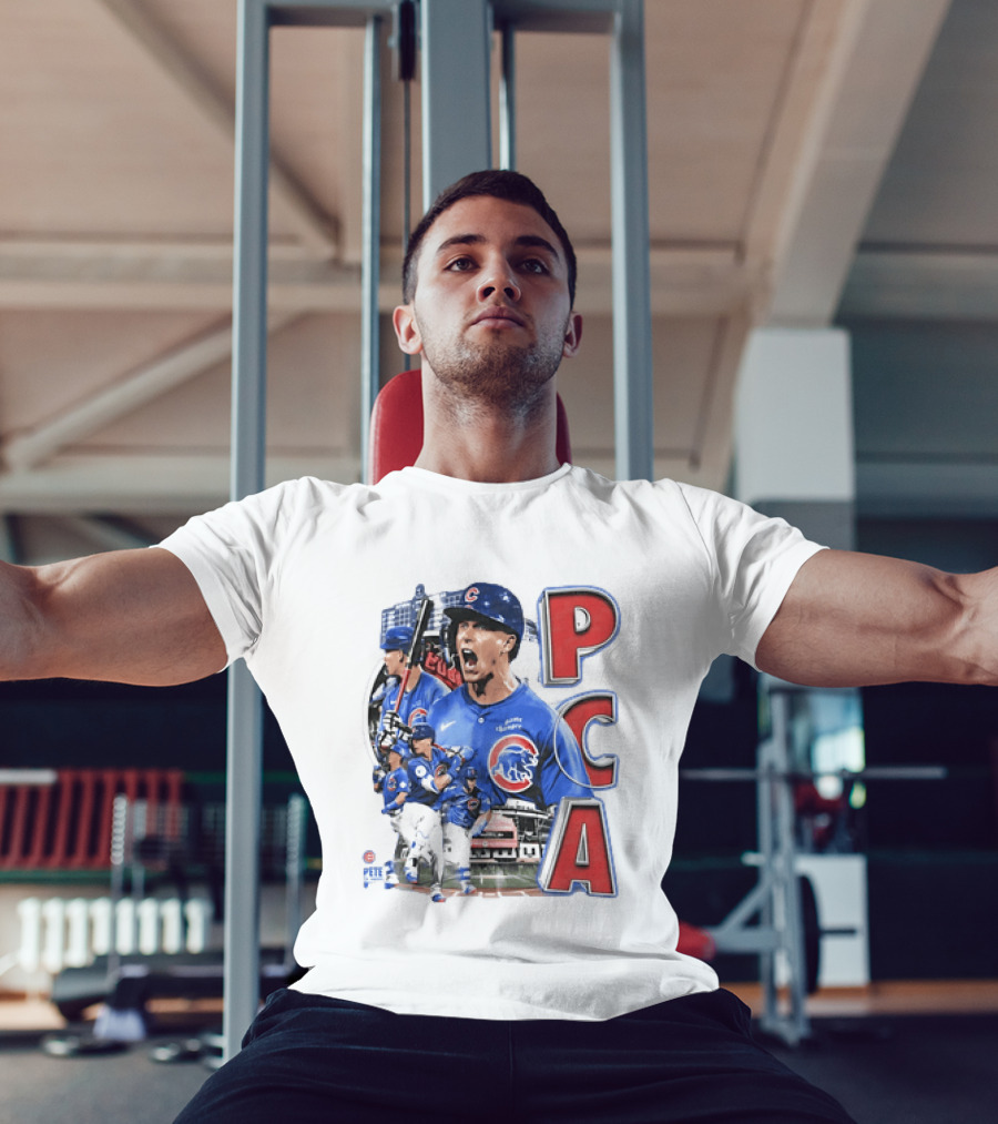 PCA Pete Crow Armstrong Chicago Cubs Baseball Collage T-Shirt