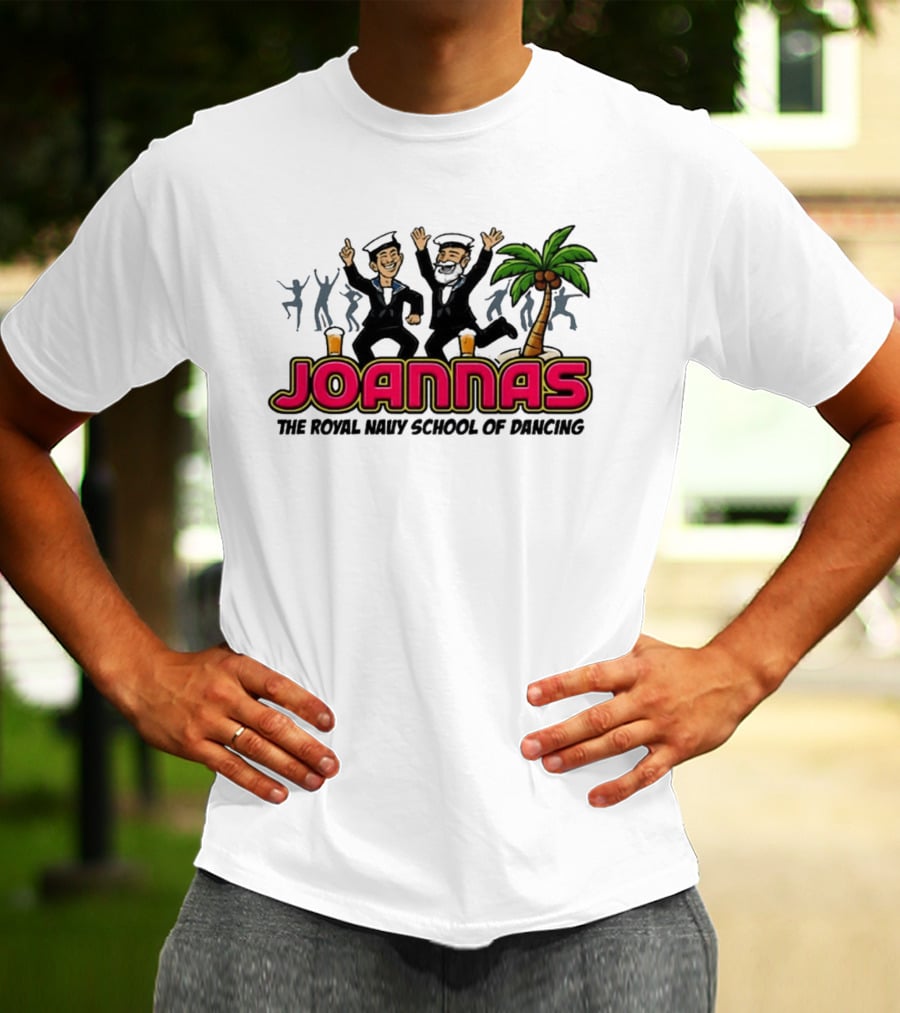 Joannas The Royal Navy School Of Dancing Tropical Palm Party Vibe T-Shirt