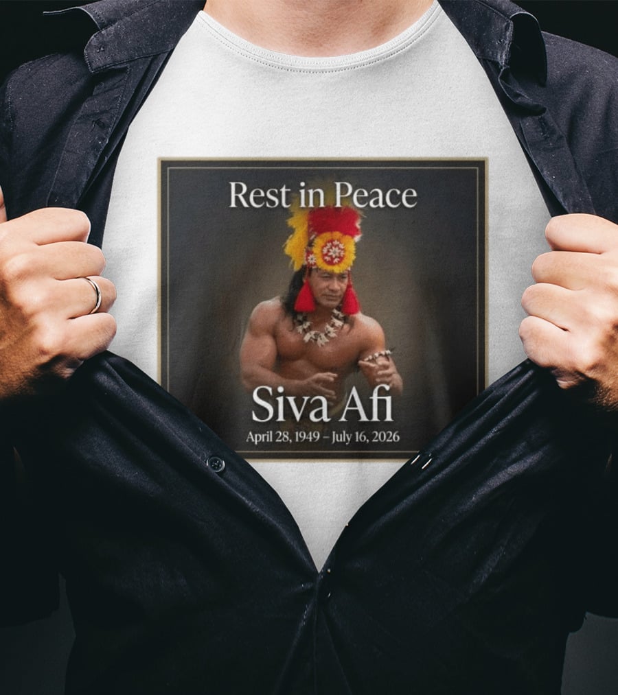 Rest In Peace Siva Afi April 28 1949 July 16 2026 Hawaiian Warrior T-Shirt