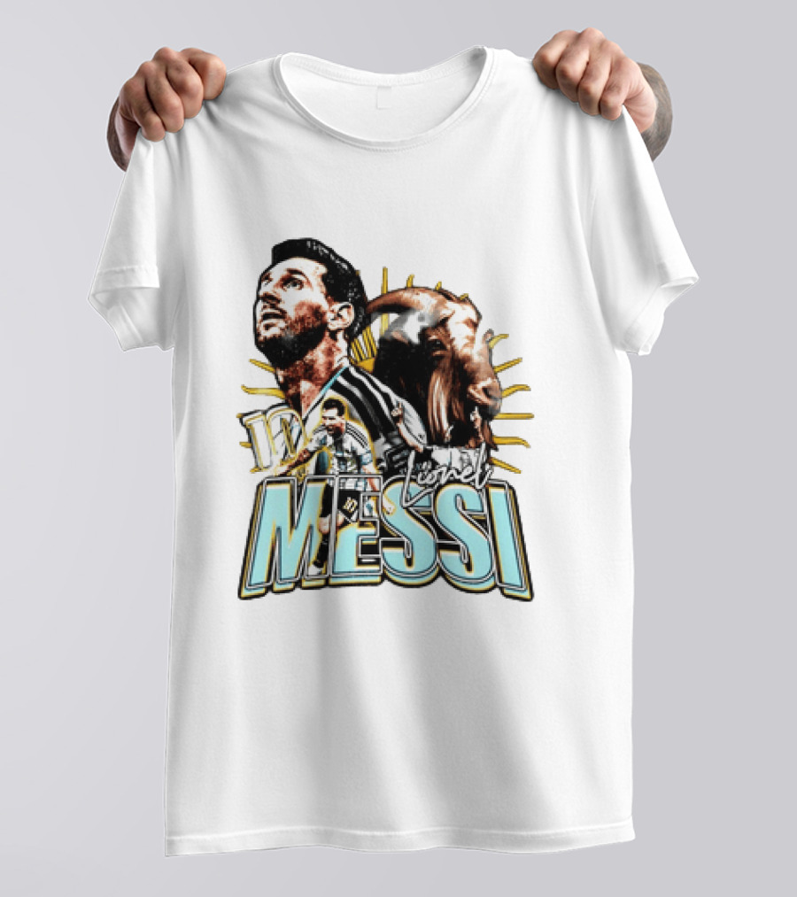 Lionel Messi 10 Goat T-Shirt