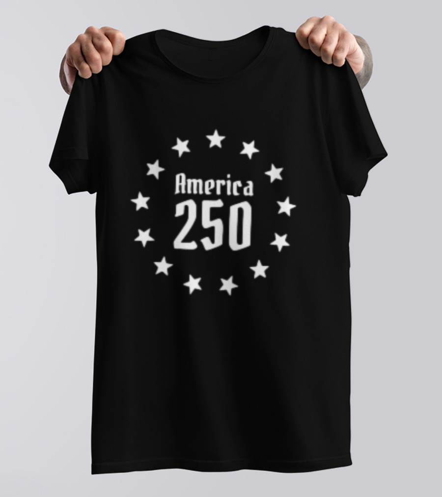 Betsy Ross America 250 Anniversary 13 Star Circle T-Shirt