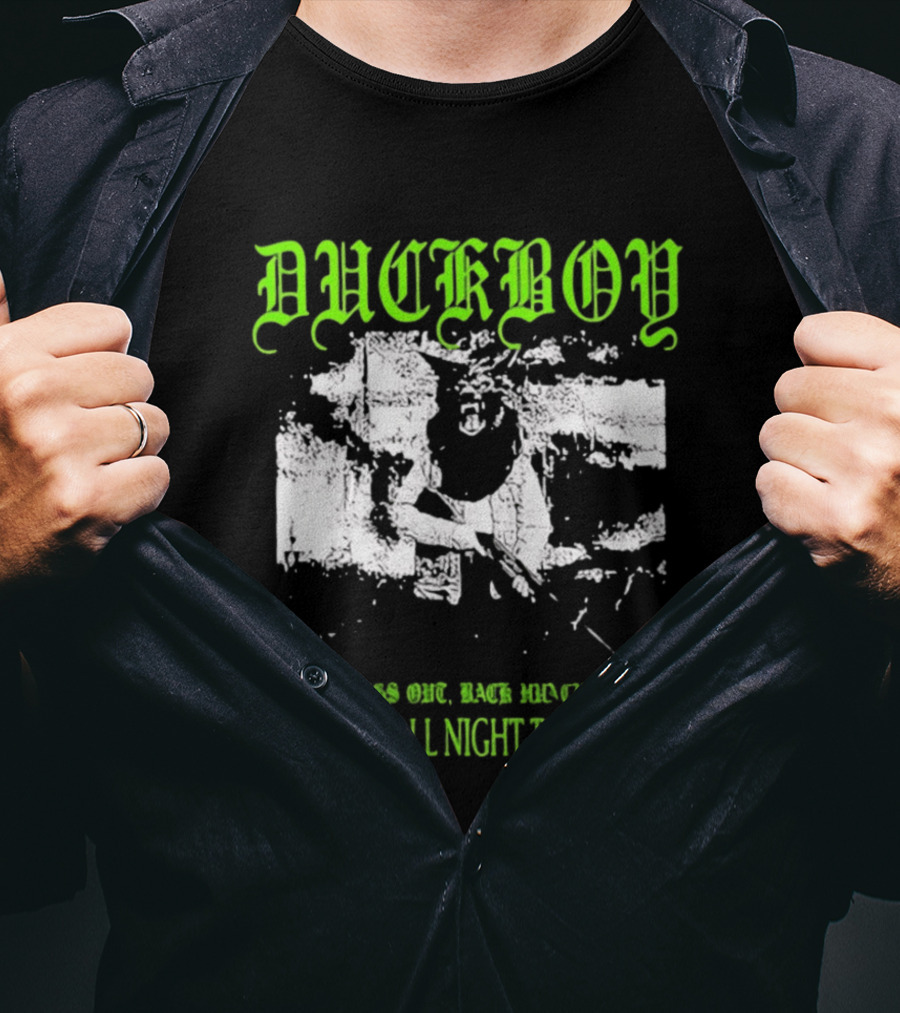 Duckboy Bags Out Back Reordered I Have All Night To Hunt T-Shirt