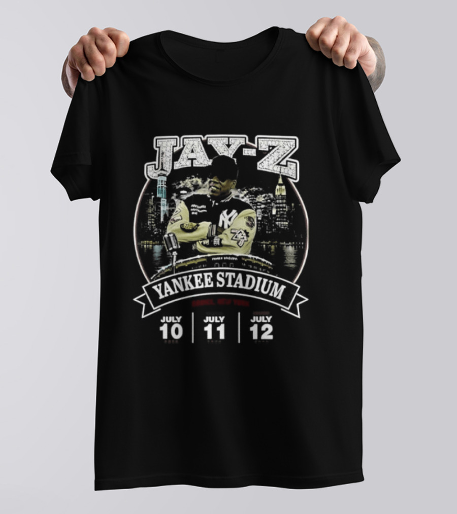Jay Z Yankee Stadium Bronx New York July 10 11 12 2026 T-Shirt