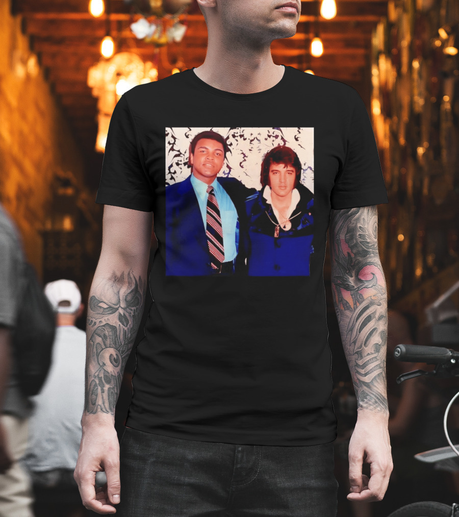 Muhammad Ali Elvis Presley Iconic Encounter T-Shirt