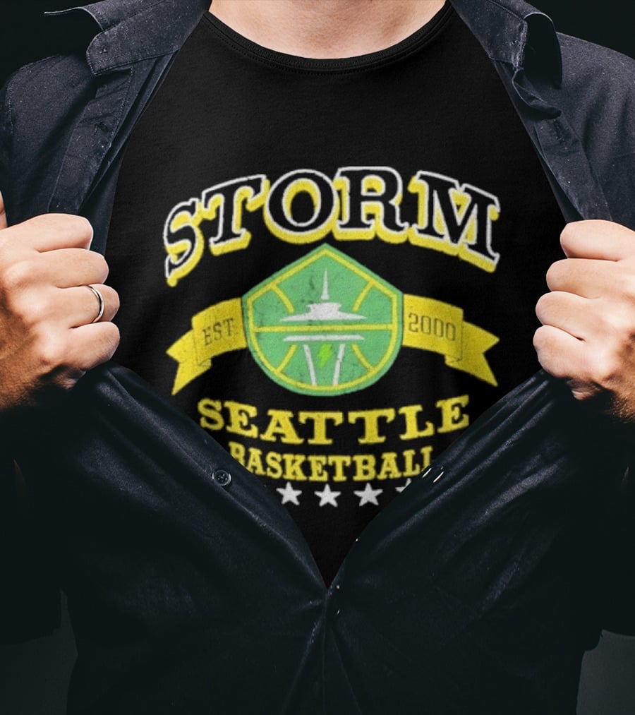 Seattle Storm Basketball Est 2000 WNBA T-Shirt