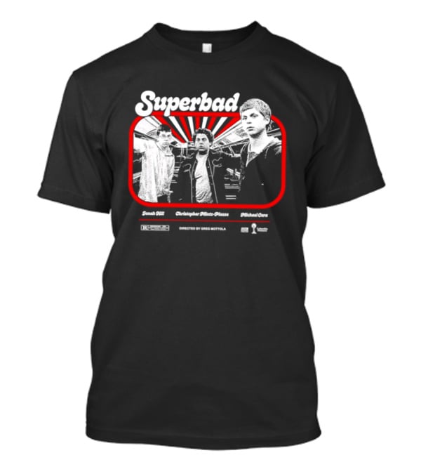 Superbad Movie Jonah Hill Christopher Mintz Plasse Michael Cera T-Shirt