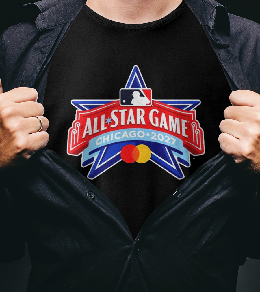 MLB All Star Game 2027 Chicago Mastercard T-Shirt