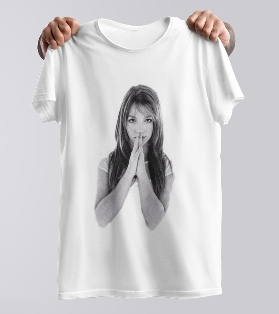 Britney Spears Baby One More Time Iconic Prayer Pose T-Shirt