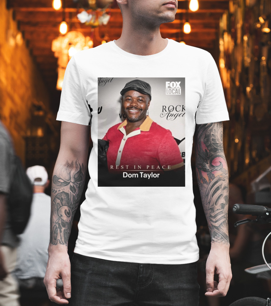 Rest In Peace Dom Taylor Celebrating Caribbean Cuisine Netflix Five Star Chef T-Shirt