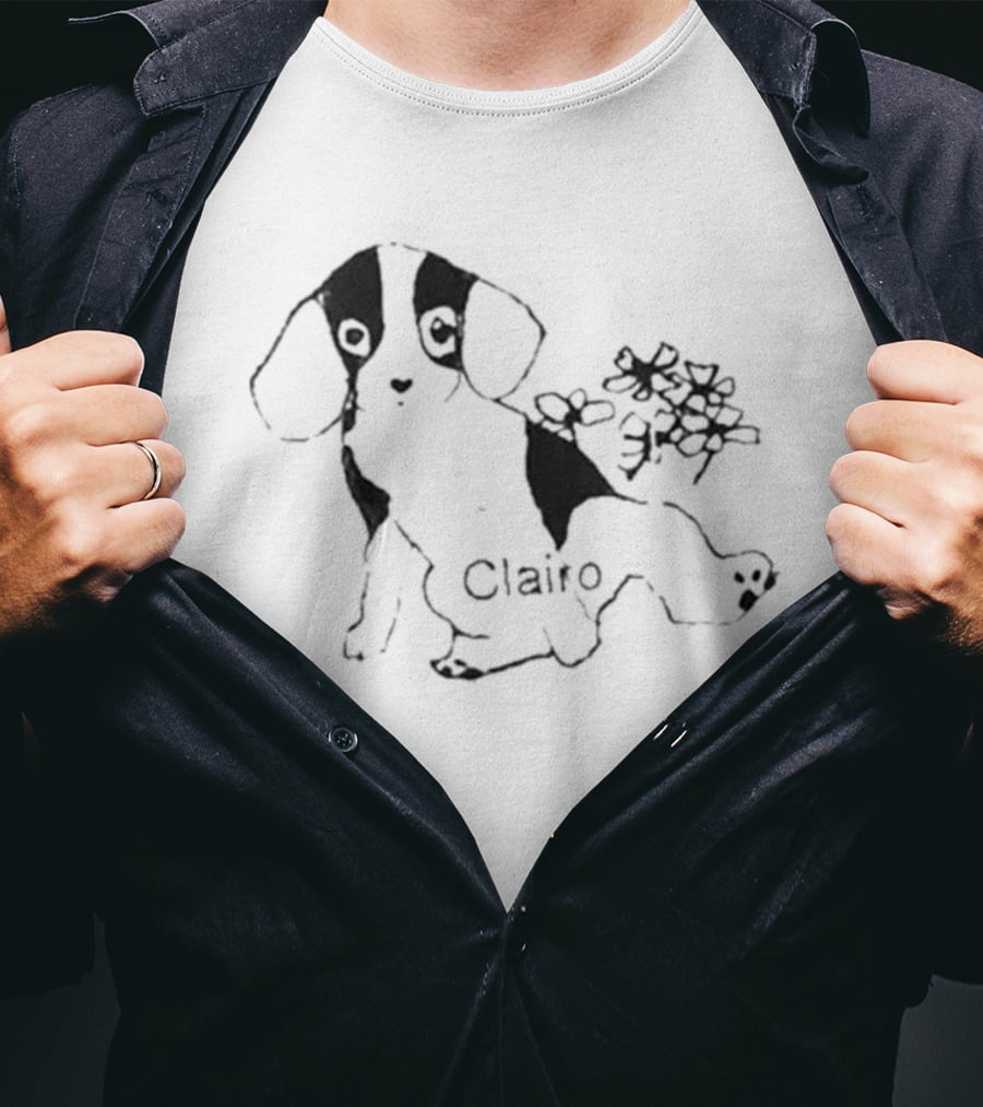 Clairo 5 Years Of Sling Flower Puppy Collection T-Shirt