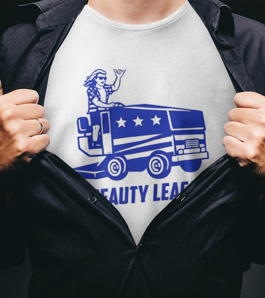 Da Beauty League Ice Resurfacer Shaka Sign T-Shirt