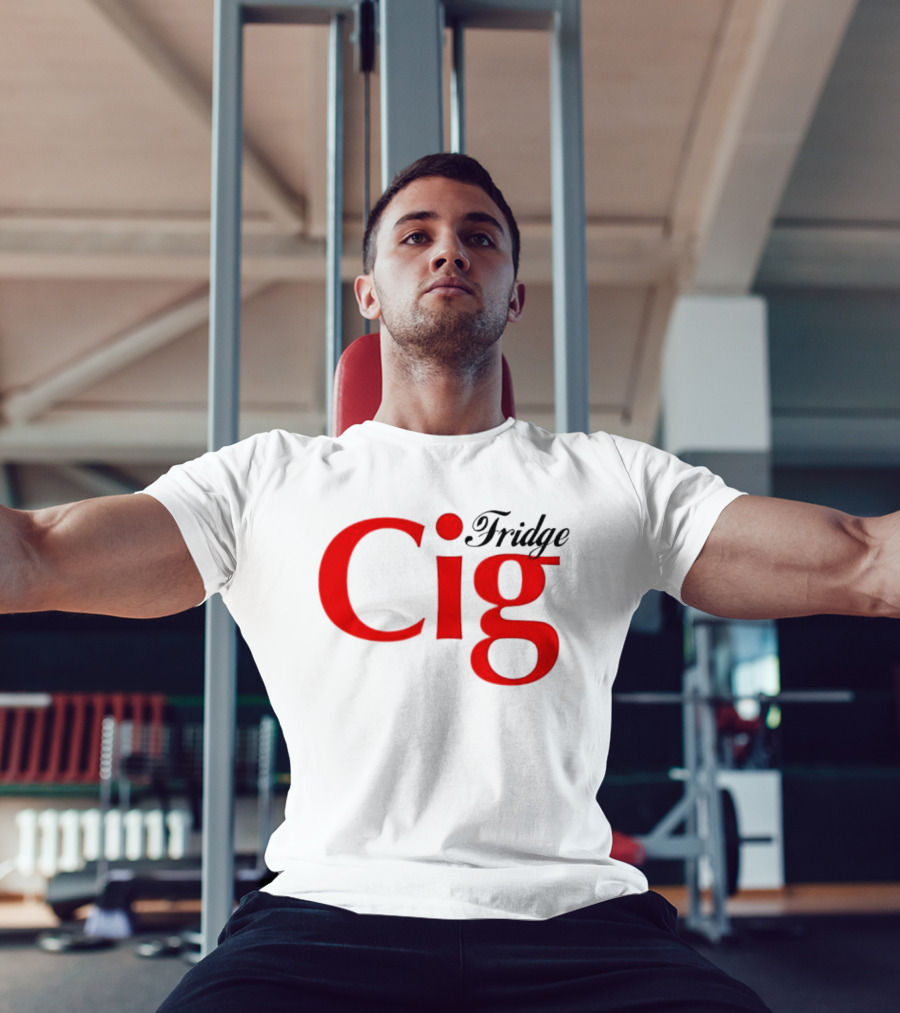 Fridge Cig Red Lettering T-Shirt