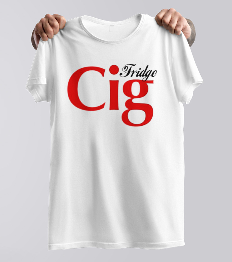 Fridge Cig Red Lettering T-Shirt