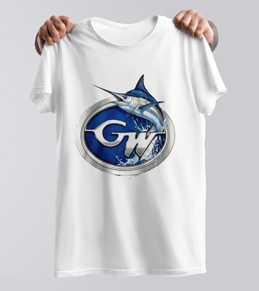 Grady White Boats GW Marlin Symbol Exceptional Attention To Detail T-Shirt