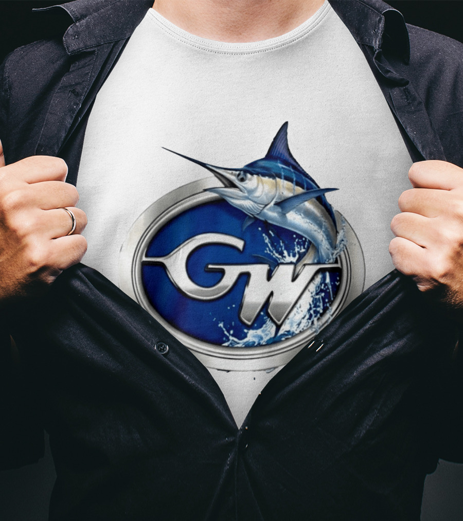 Grady White Boats GW Marlin Symbol Exceptional Attention To Detail T-Shirt
