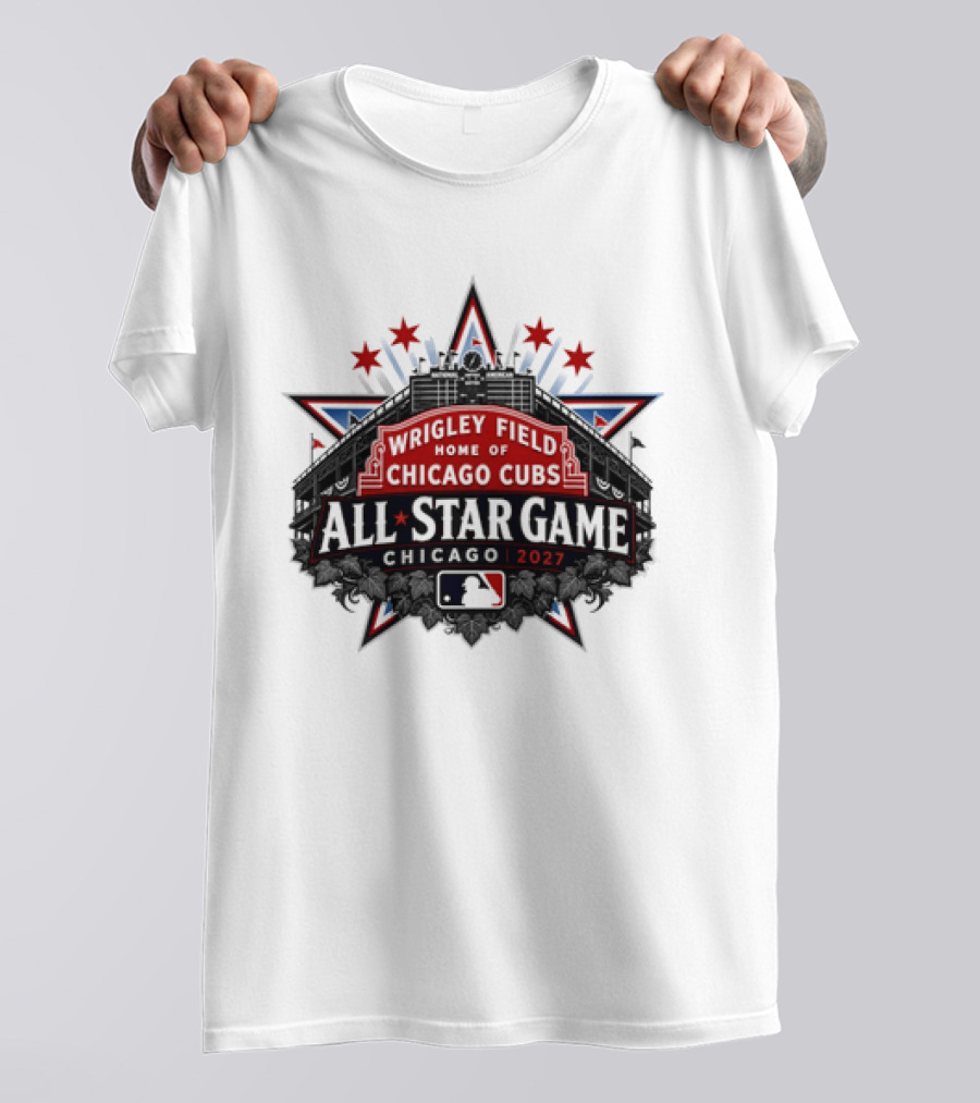 Wrigley Field Home Of Chicago Cubs 2027 MLB All Star Game T-Shirt