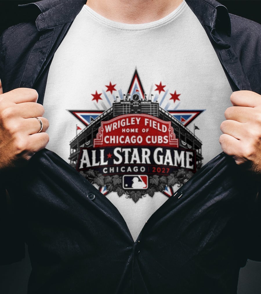 Wrigley Field Home Of Chicago Cubs 2027 MLB All Star Game T-Shirt