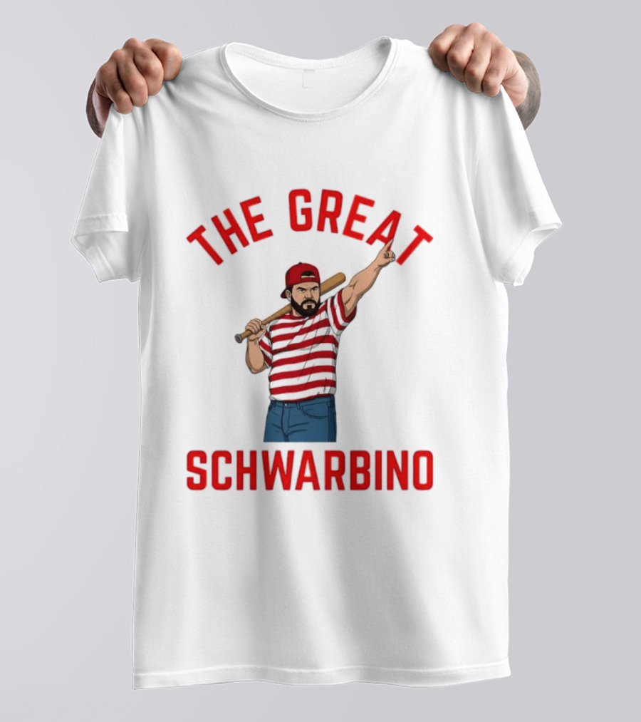 The Great Schwarbino Kyle Schwarber Philadelphia Phillies Baseball T-Shirt