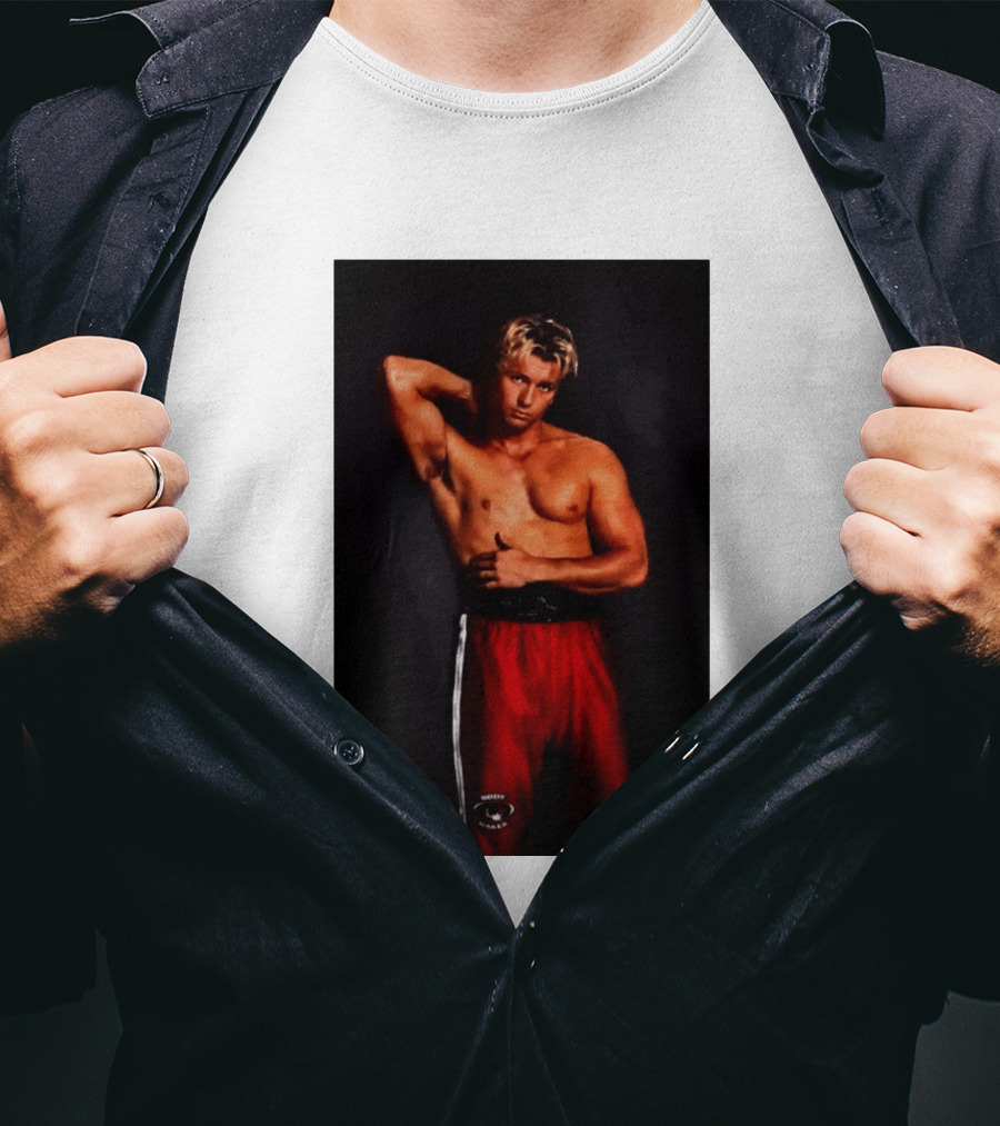 Stephen Kalyn Off Campus Body Maker Boxer Pose T-Shirt