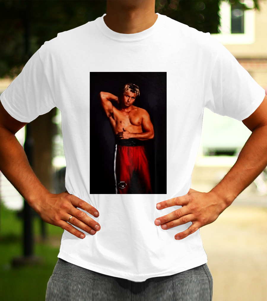 Stephen Kalyn Off Campus Body Maker Boxer Pose T-Shirt