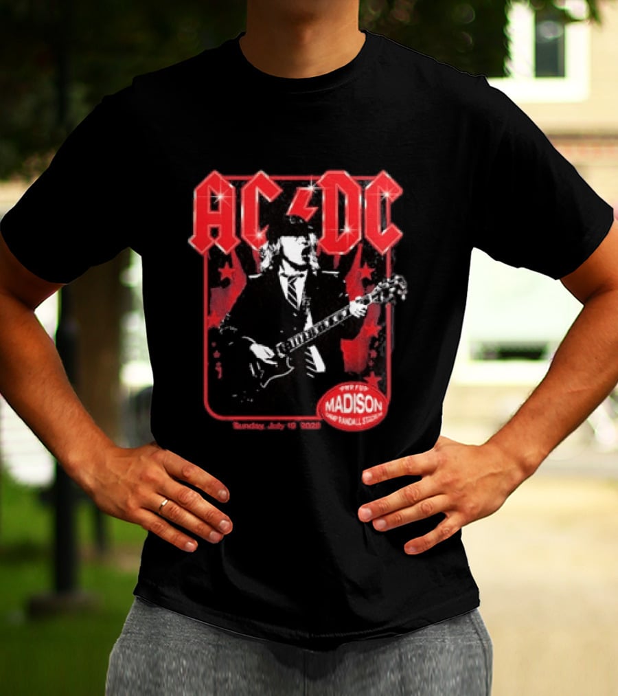 ACDC PWR Up Tour Madison Camp Randall Stadium July 19 2026 T-Shirt