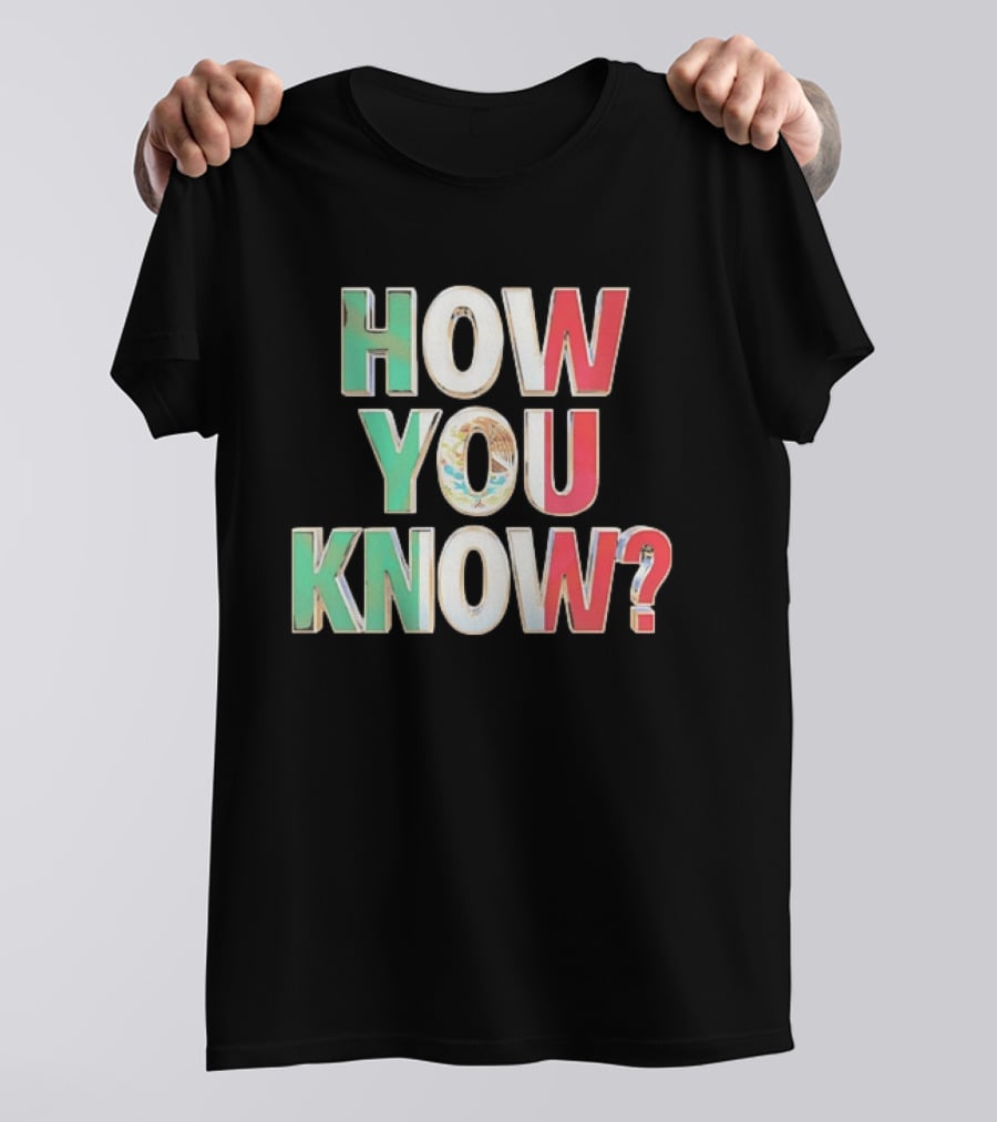AEW Mexico Flag How You Know Wrestling T-Shirt
