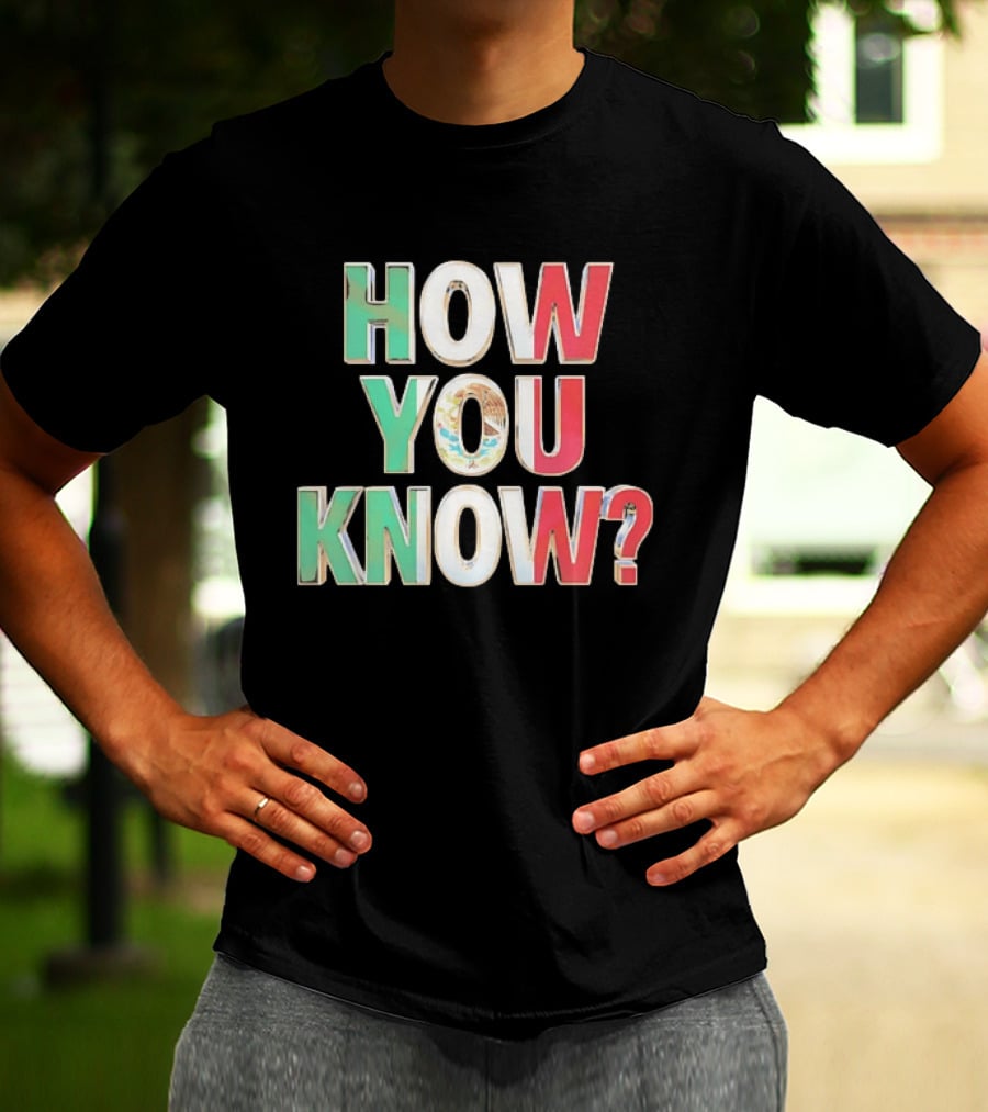 AEW Mexico Flag How You Know Wrestling T-Shirt