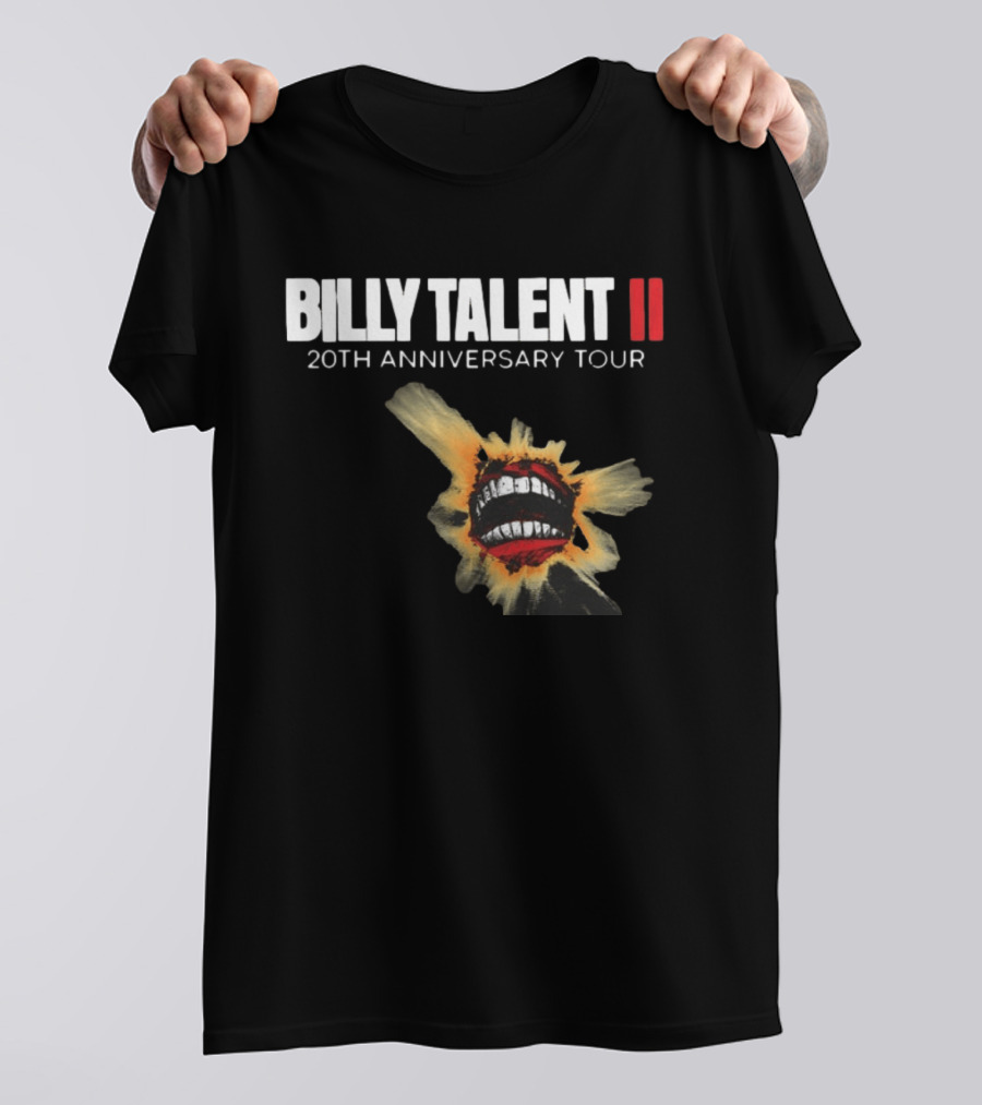 Billy Talent II 20th Anniversary Explosive Artwork Tour 2026 T-Shirt