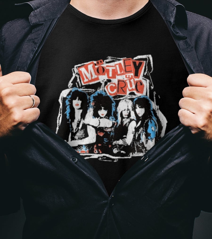 Motley Crue Collage The Return Of The Carnival Of Sins Tour 2026 T-Shirt
