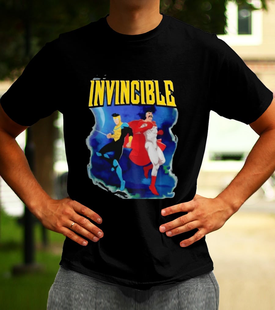 Invincible Comic Superhero Duo Team Up T-Shirt