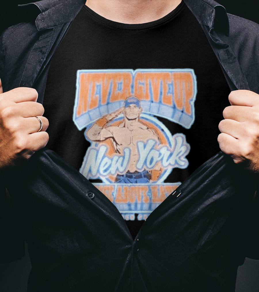 Never Give Up New York Rise Above Hate Fanatics Fest NYC T-Shirt
