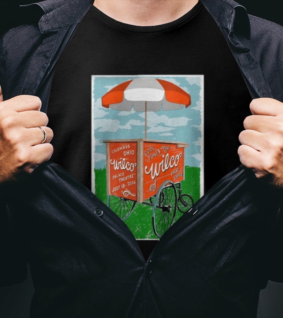Wilco Cool Tunes Fresh Sounds Palace Theatre Columbus Ohio July 18 2026 T-Shirt