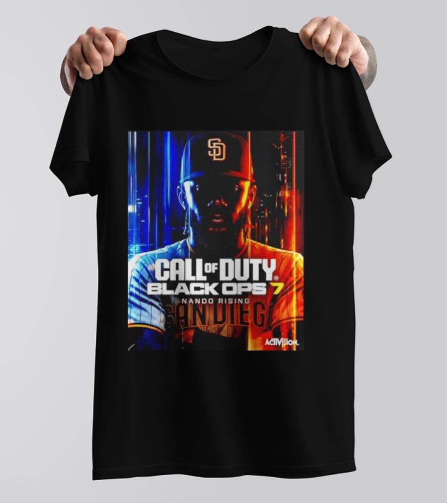 Call Of Duty Black Ops 7 Nando Rising San Diego SD Cap T-Shirt