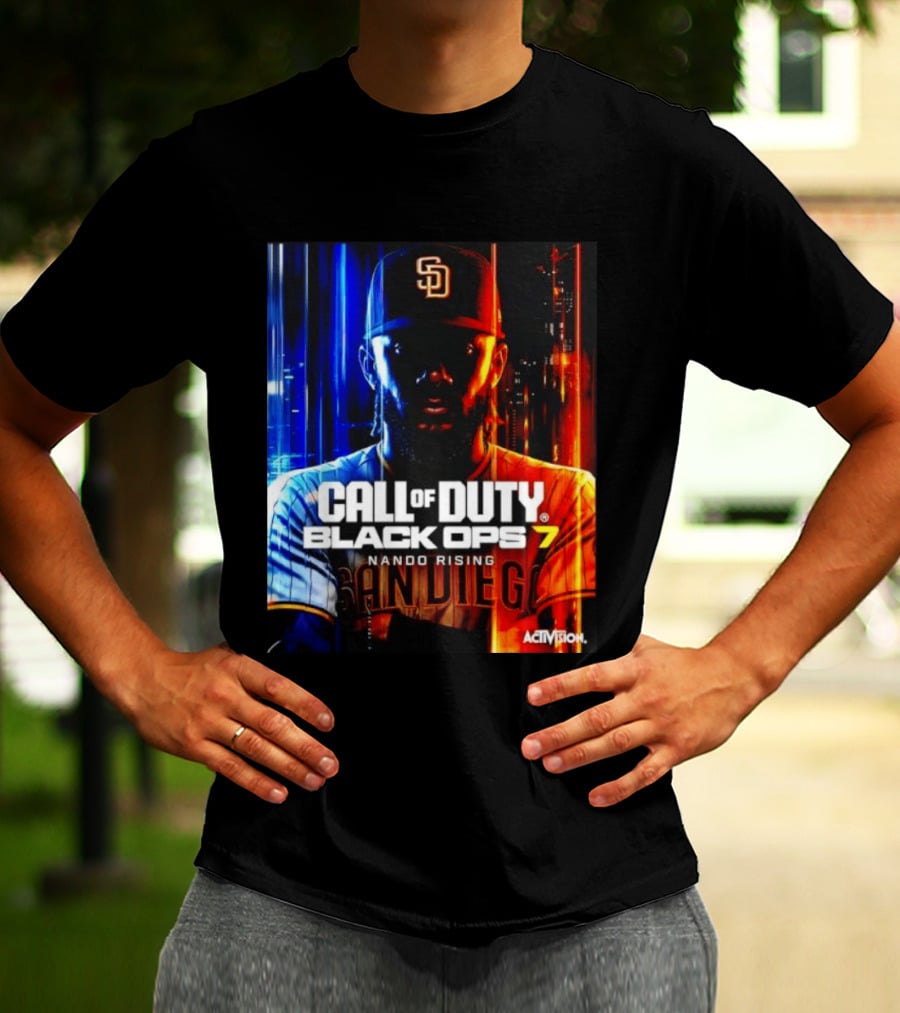 Call Of Duty Black Ops 7 Nando Rising San Diego SD Cap T-Shirt