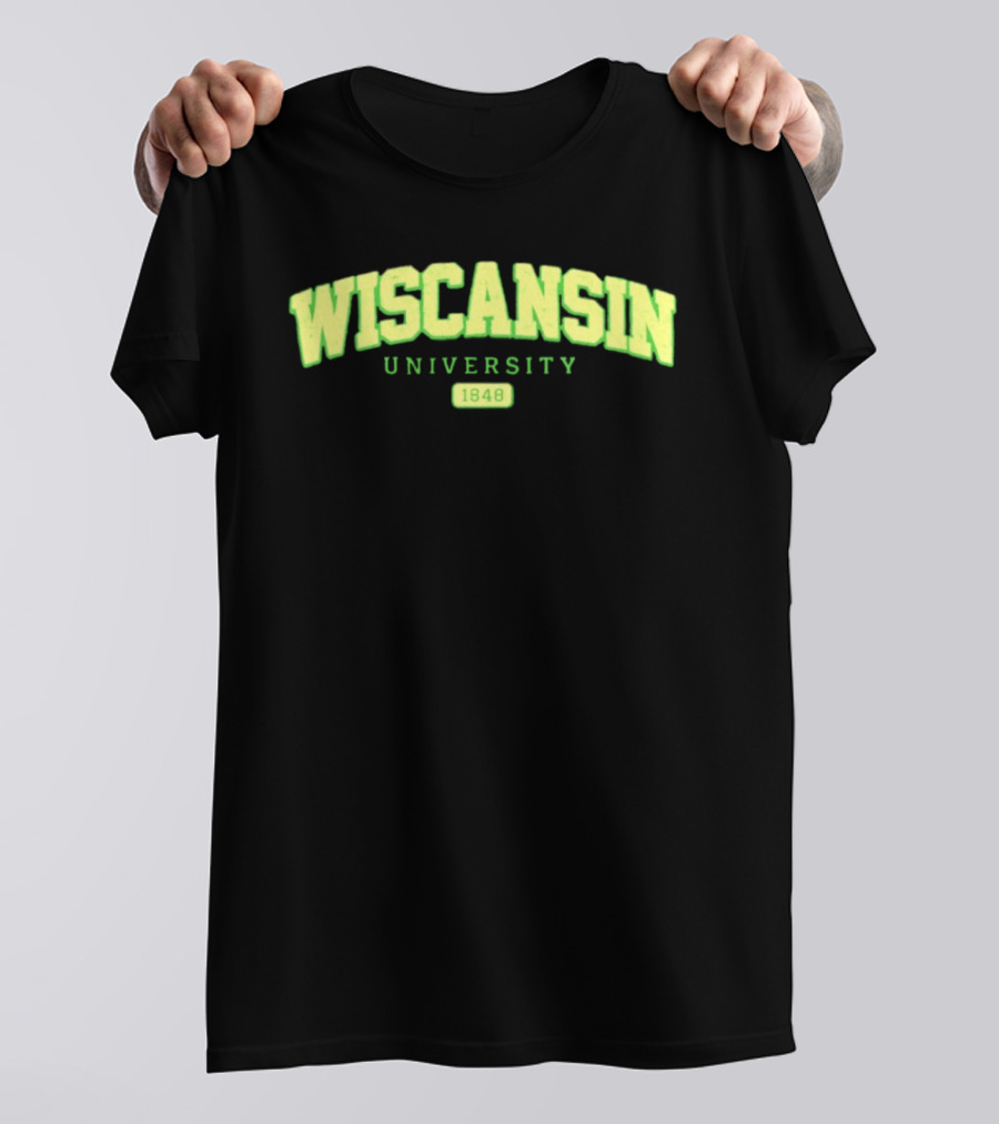 Wiscansin University 1848 Apparel Fan Merchandise T-Shirt