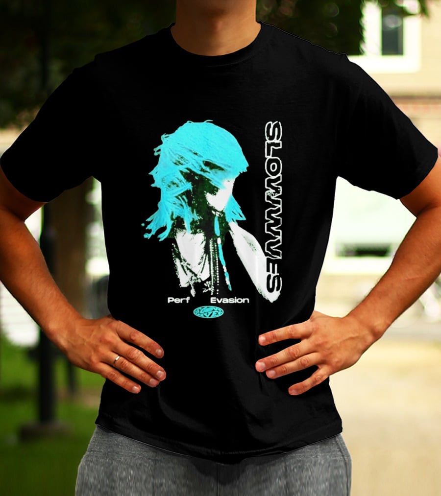 Slowwves Perfect Evasion Asia Blue Hair T-Shirt