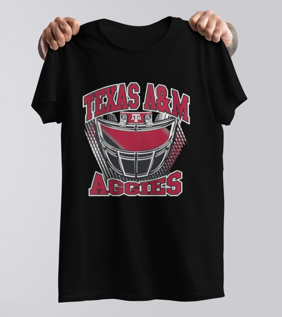 Texas A&M Aggies Football Helmet Varsity Spirit T-Shirt