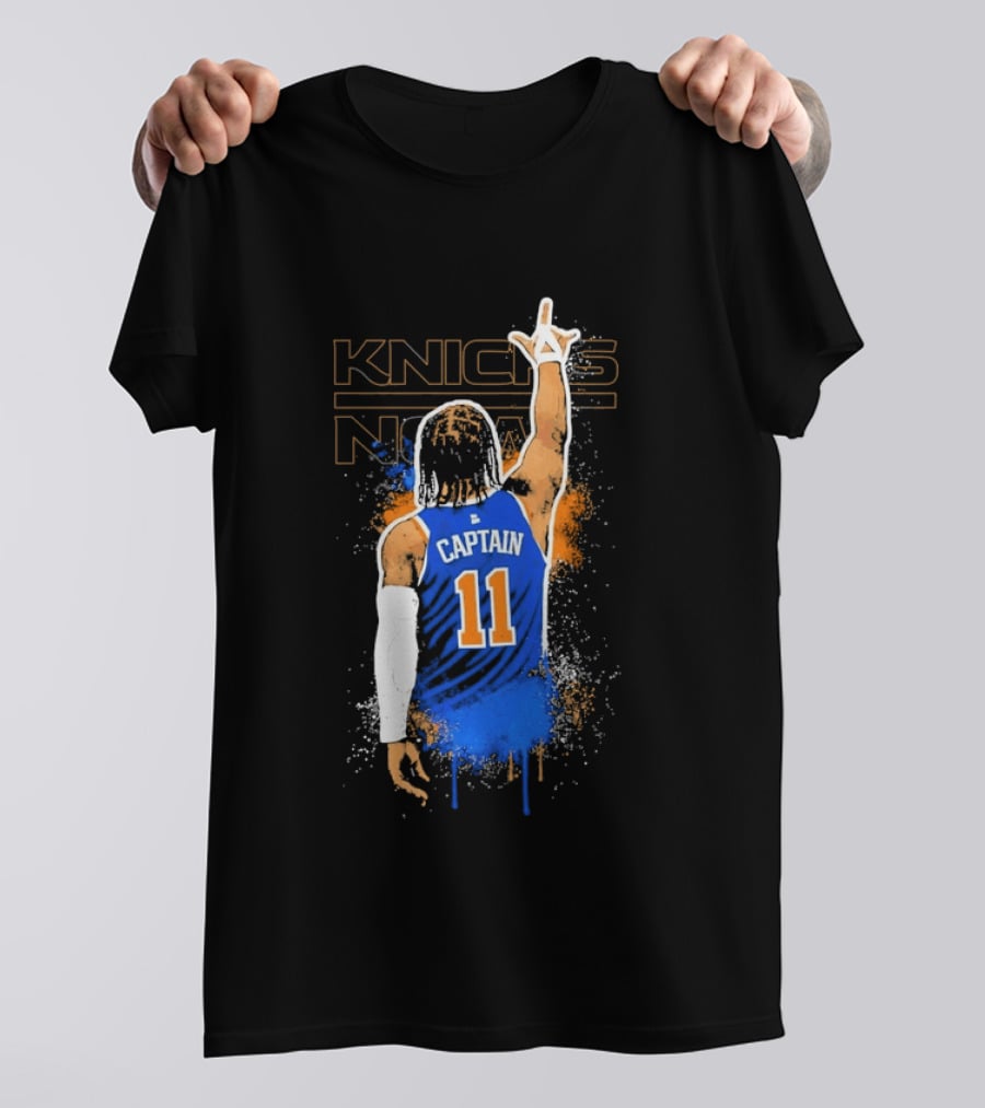 Captain 11 Knicks Now Basketball T-Shirt